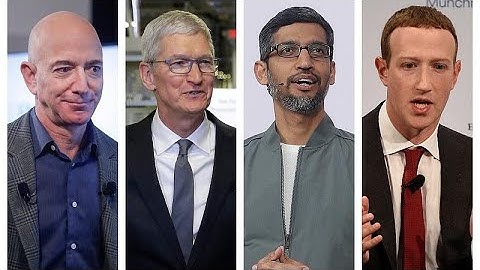 Top tech CEOs Facebook, Amazon, Google and Apple told they 