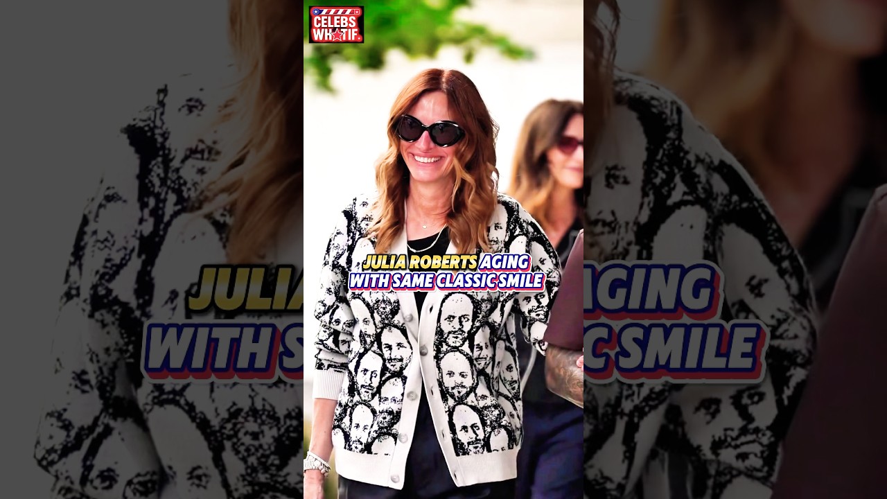 Julia Roberts aging with same classic smile. 