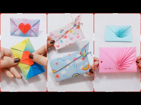 Gấp phong bì thư, thiệp giấy đẹp, dễ dàng | Origami (#94) | Foci