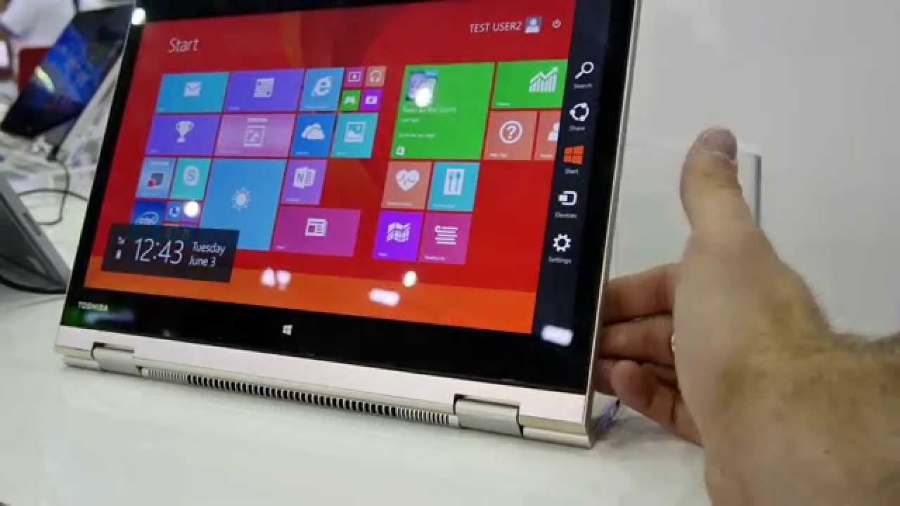 Toshiba Kirabook L93 7 in 1 Hands On [4K] - YouTube