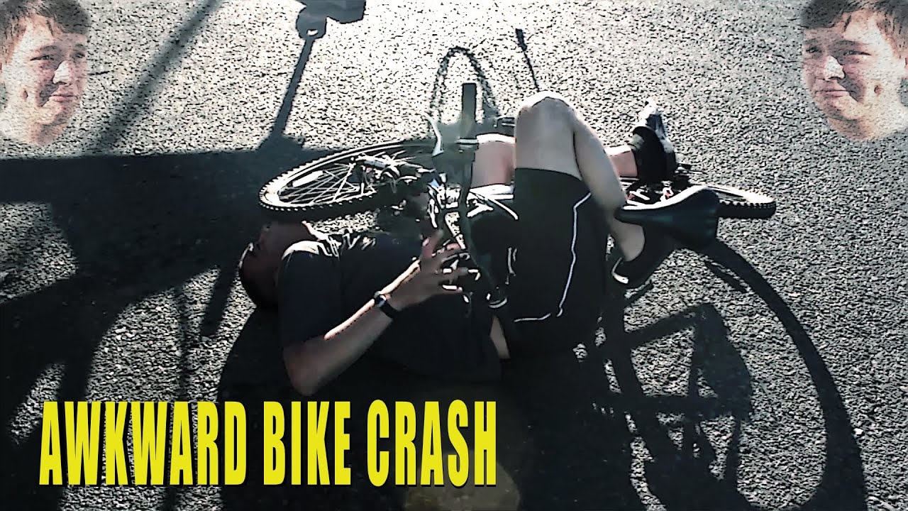 Awkward Bike Crash... - YouTube