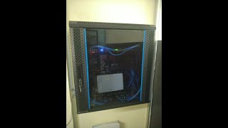 Proses Pemasangan Rak Server Jaringan Kantor