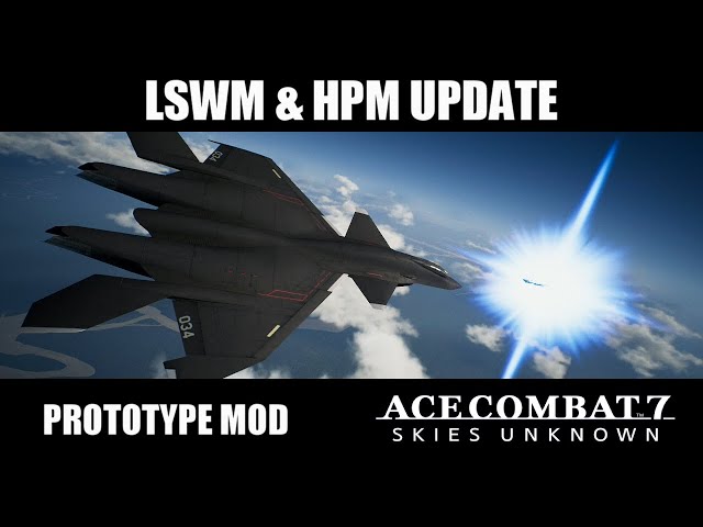 AC7 Aircraft Mods! F-15 S/MTD test flight in Ace Combat 7 