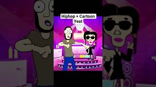 Hiphop into Cartoons Yeat #yeat #2danimation #shorts #shortsfeed #explorepage #hiphop #wednesday