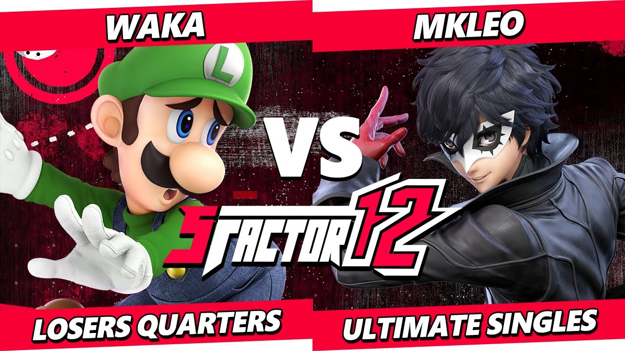 S Factor 12 TOP 8 - WaKa (Luigi) Vs. MkLeo (Joker) Smash Ultimate - SSBU