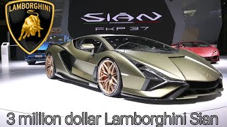 Why Lamborghini Sian worth $ 3 million.......!!!