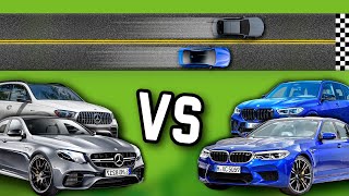 Mercedes VS BMW on 1/4 mile | Race Simulation screenshot 3