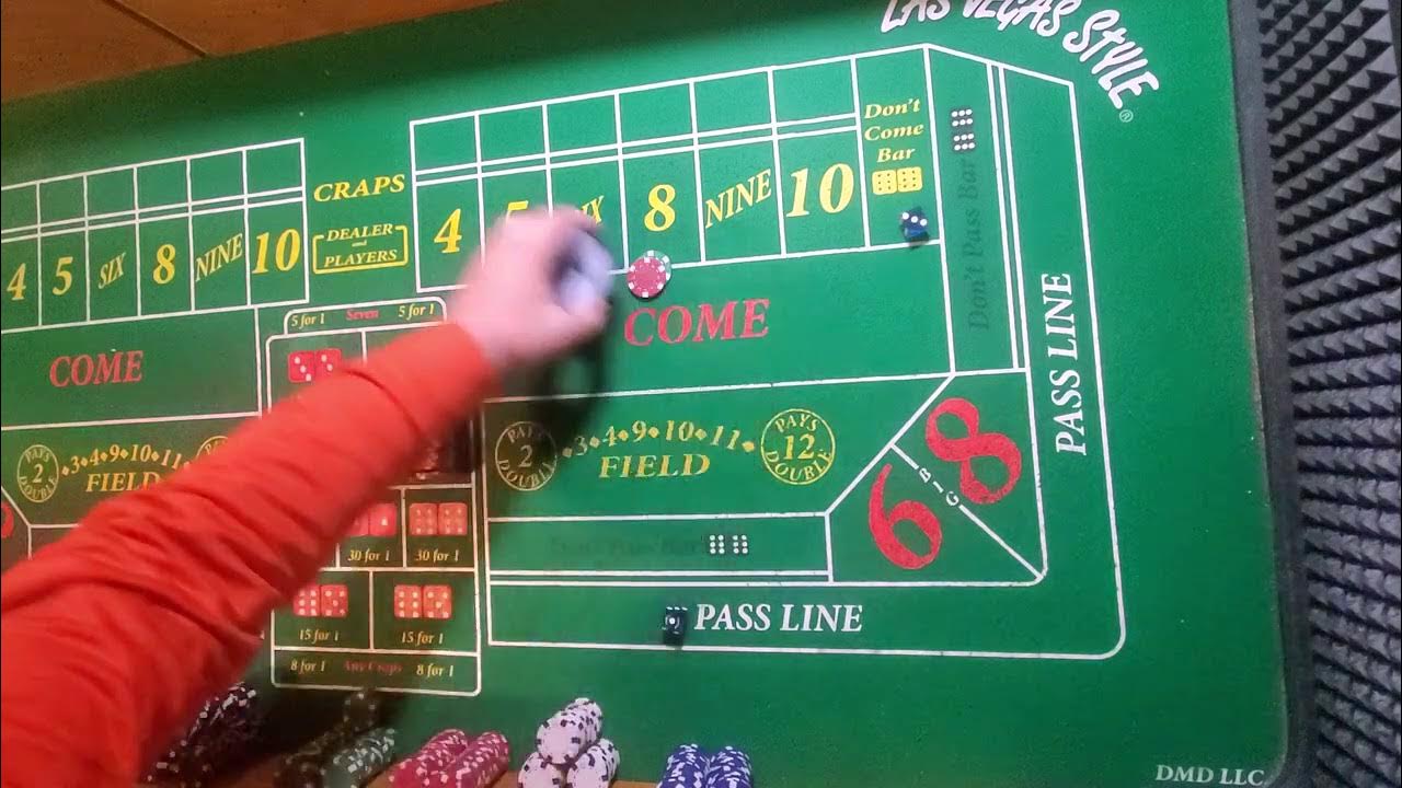 Craps strategy! 6 and 8 progression/regression. For subscriber. YouTube