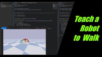 Teach a robot to walk using Machine Learning