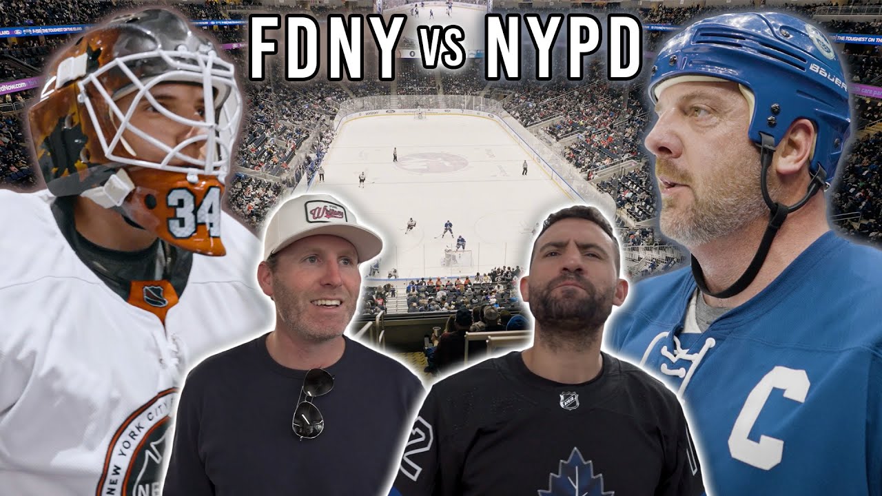 Spittin' Chiclets Will Broadcast NYPD vs FDNY Hockey Game Win Big Sports