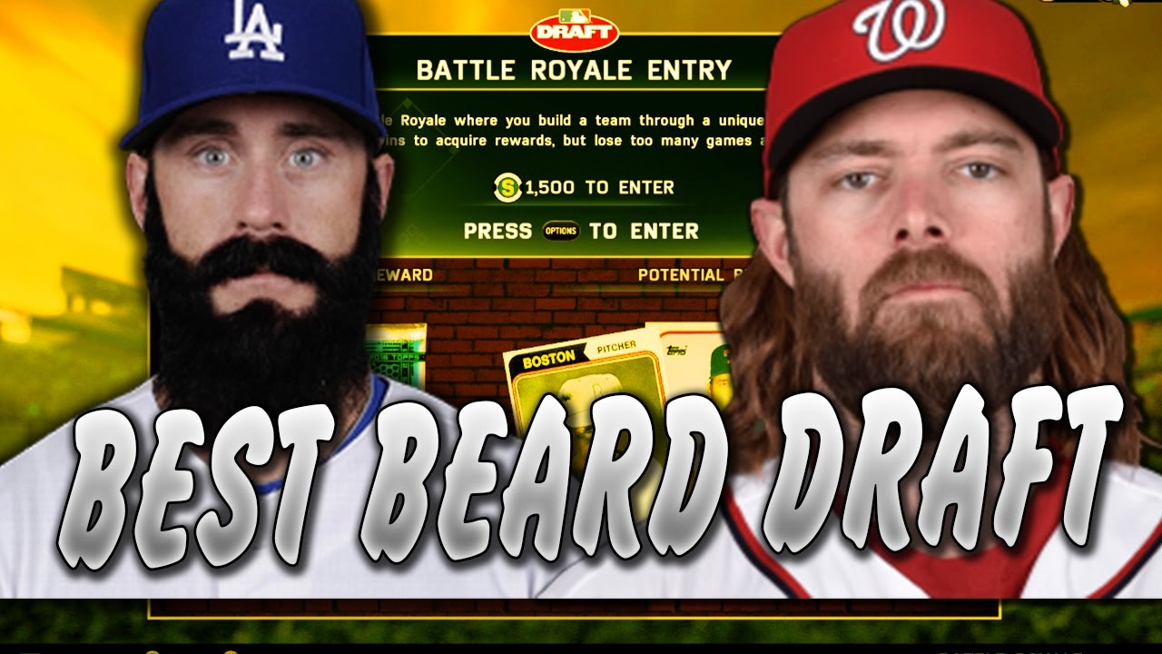 BEST BEARD DRAFT! MLB The Show 16 | Battle Royale
