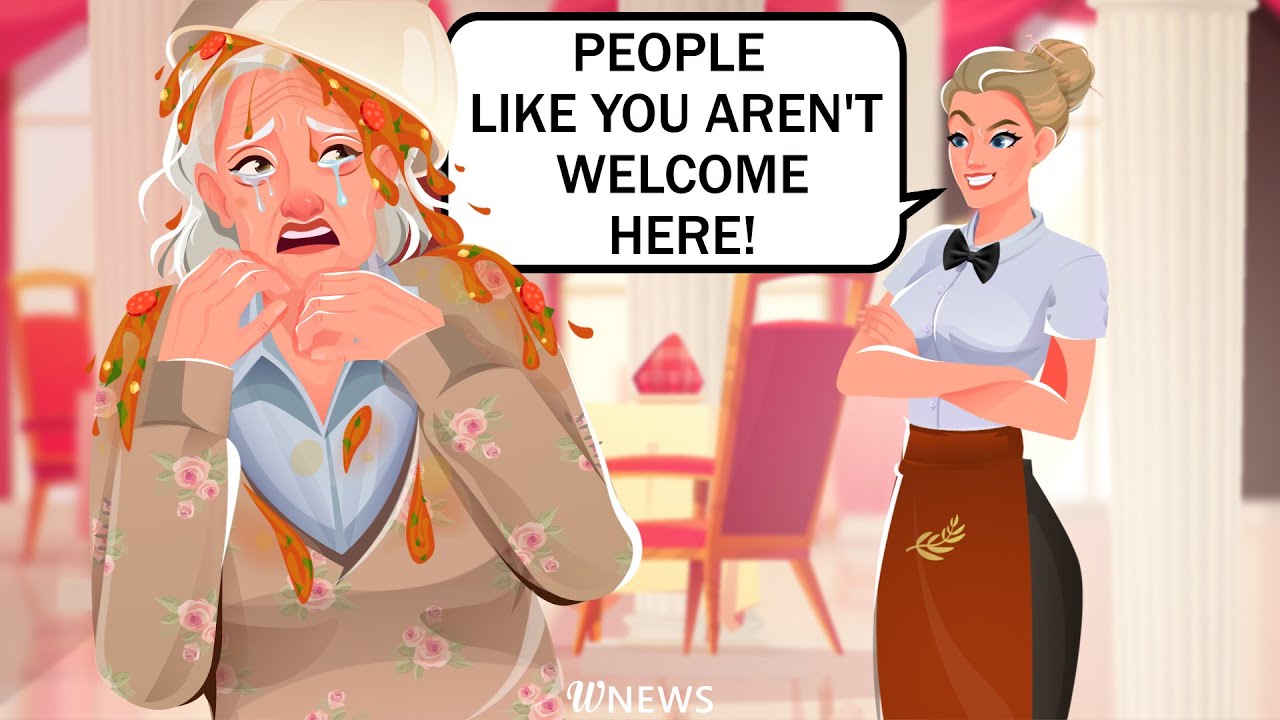 One of our regulars lost his mind and decided to pay that old hag's bill!