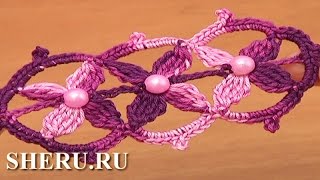 How To Make Crochet Lace With Bead Урок 17 часть 1 из 2 Ленточное кружево крючком How To Make Crochet Lace With Bead Урок 17 часть 1 из 2 Ленточное кружево крючком