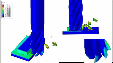 Abaqus CAE High Speed Cutting HSC of steel 2