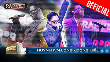 Công Hiếu khiến JustaTee Karik bật khóc khi rap Huỳnh Kim Long | Rap Việt 2023 [Live Stage]