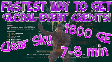 FASTEST WAY TO FARM GLOBAL EVENT CREDITS! (with proof) - Division 1.7