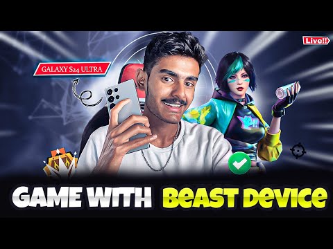 Game with beast device Samsung Galaxy S24 Ultra, Kannada free fire live! #PlayGalaxy