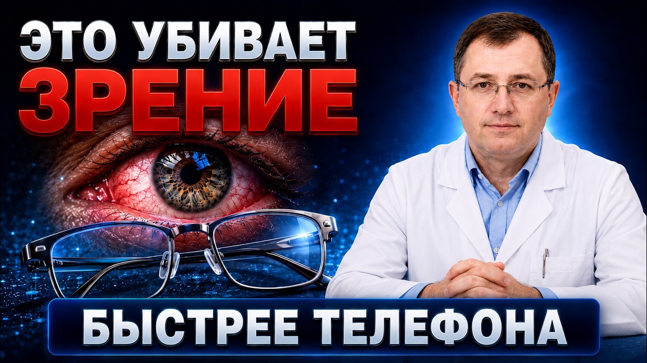 ЭТО САЖАЕТ ЗРЕНИЕ БЫСТРЕЕ ТЕЛЕФОНА: 5 привычек, которые вы делаете каждый день