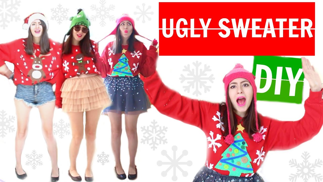 Ugly Christmas Sweater DIY (Sub. Spanish) YouTube