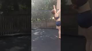 Gymnast Eliana Rose Flips In Bleuet Sports Bra For Girls