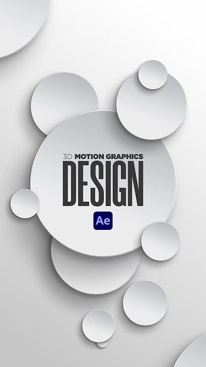 Make Your Motion Graphics Beautiful in After Effects