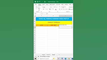 Excel CONCAT Function (Part 87) | Combine Text Easily in Excel