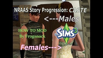 Sims 3 MOD Overview NRAAS Story Progression Caste System