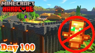 Hardcore Minecraft… Without Totems of Undying (100 days)