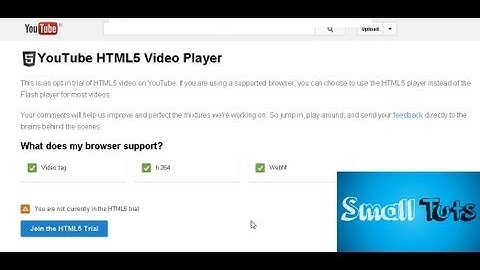 Changing Youtube Flash player to HTML5 player