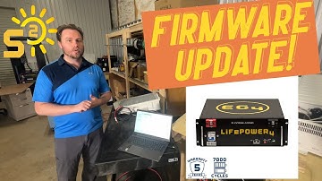 EG4 LifePower4 Firmware Update | Pre-charge Start for Small Battery Banks | EG4 Server Rack Battery