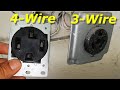 How To Convert 3 Wire Dryer Electrical Outlet to 4 Wire