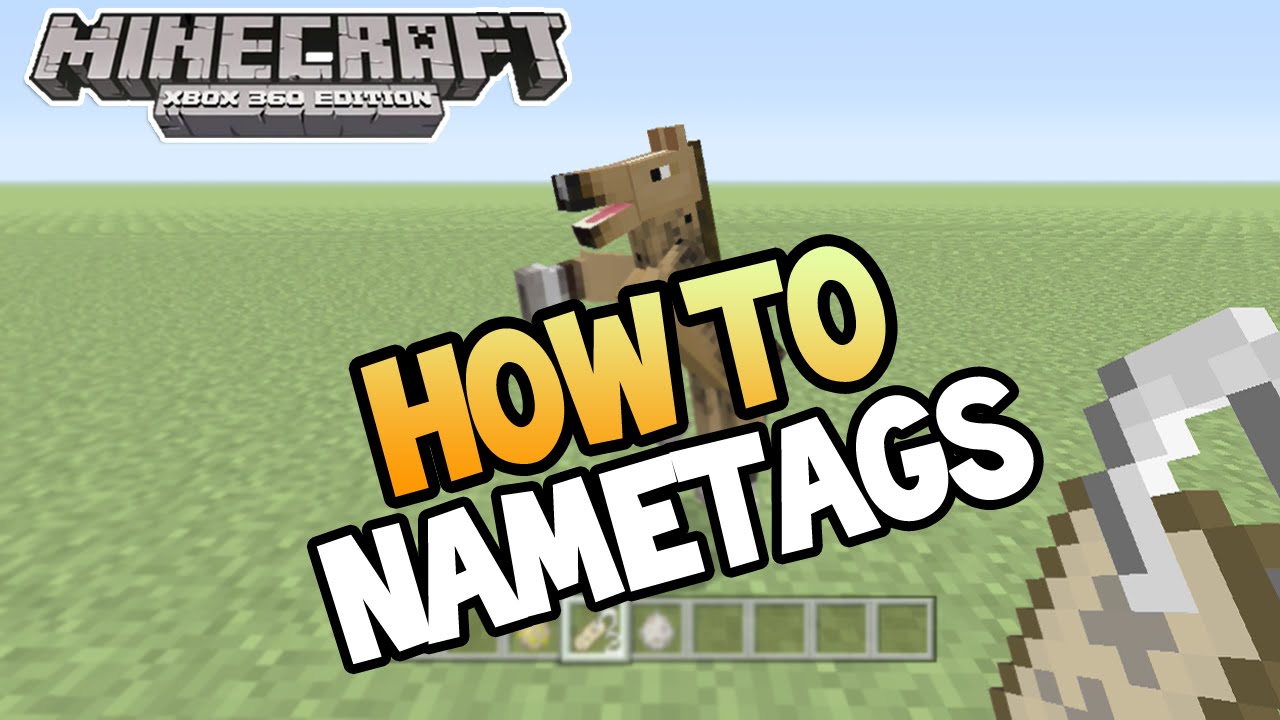 Minecraft (Xbox 360/PS3) - TU19 UPDATE! - HOW TO USE NAMETAGS
