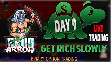 The ZeusArrow 7.0 Indicator - Live Trading - Binary Option Strategy - Day 9