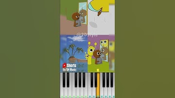 Sprunki animation Simon and Brown All parts @2DStyle - Piano Tutorial