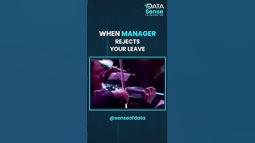 When Manager Rejects Your Leave #corporatememes #corporatelife #dataanalysis
