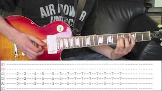 Guns N'Roses - Sweet Child O' Mine Guitar Lesson With Tabs ...