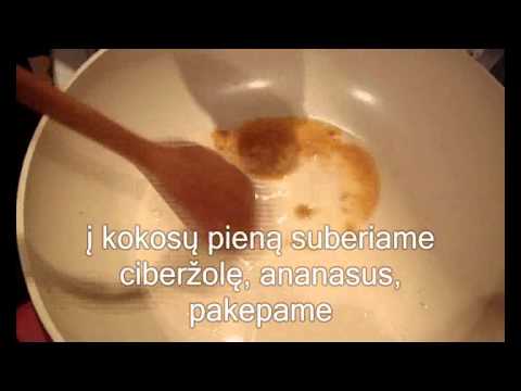 Video: Žuvis Kokosų Piene