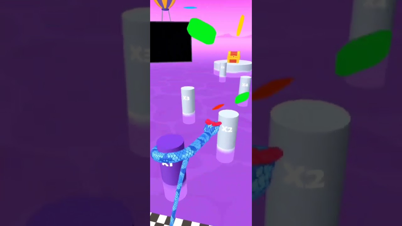 SNAKE RUNNING RACE | GAMEPLAY WALKTHROUGH | ANDROID, IOS MOBILE GAMES | SUPER SNAKE, HERO 