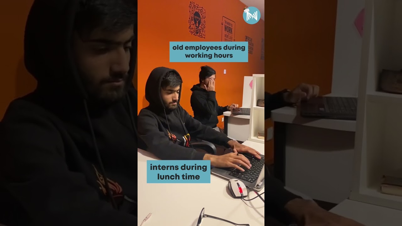 Old Employees Working Hours😪 Vs Interns During Lunch Time😩