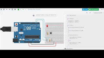 TUTORIAL IN HOW TO  USE  A PULL-UP RESISTOR CONFIGURATION IN AN ARDUINO INPUT PIN