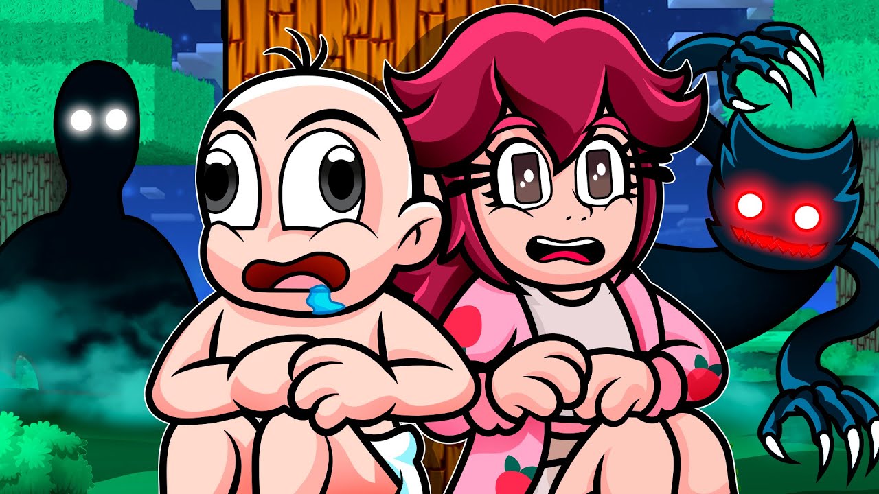 SOBREVIVIENDO 100 DÍAS en la Semilla MÁS TERRORÍFICA de Minecraft...  😱👻 BEBÉ NOOB en MINECRAFT