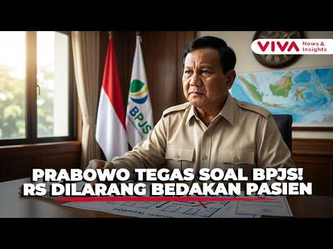 Prabowo Highlights BPJS Services! Queues Cut, Patient Discrimination Banned