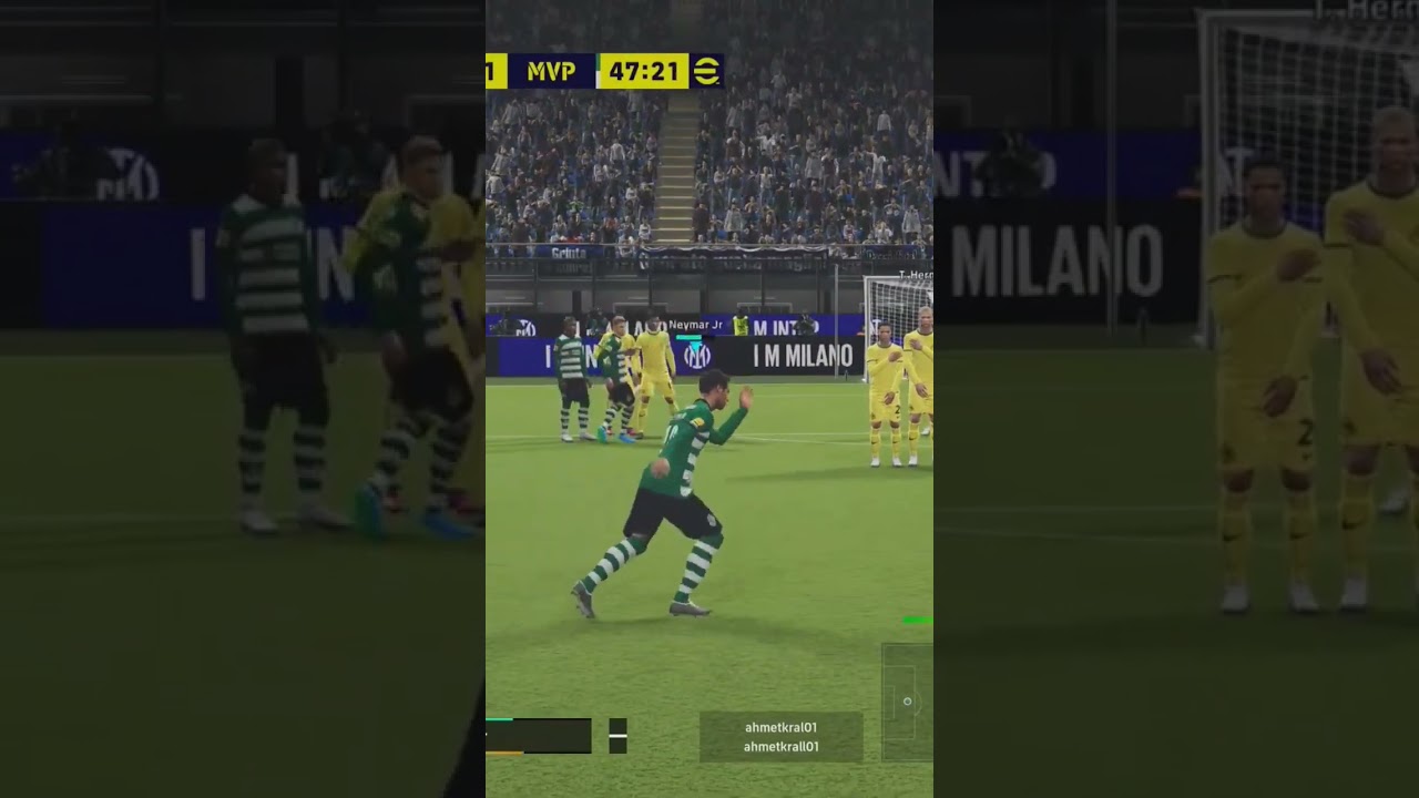 eFootBall 2023 Ps5 Delirten Bozuk Analog ile FreeKick Fakat Neymar.. 