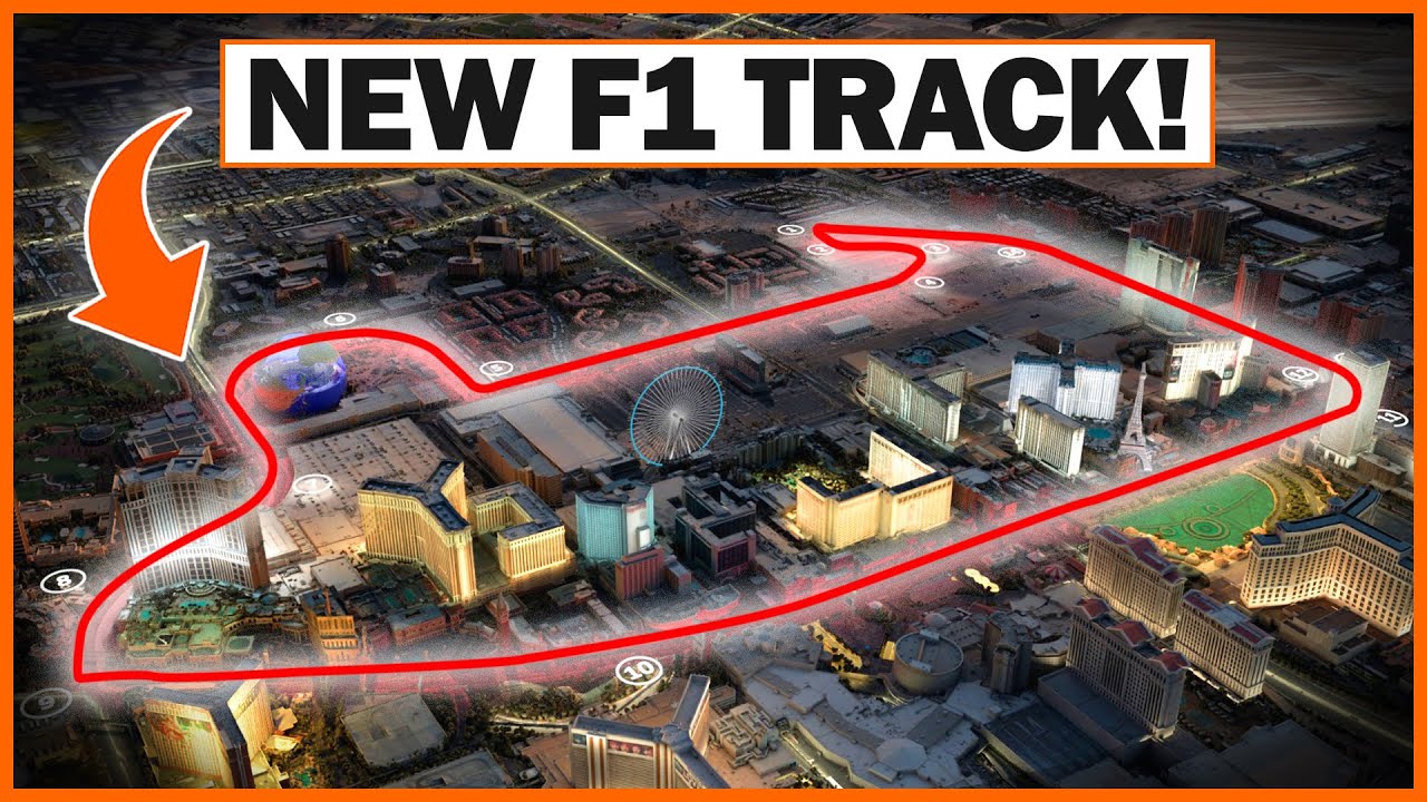 Las Vegas Grand Prix track, Circuit route and map