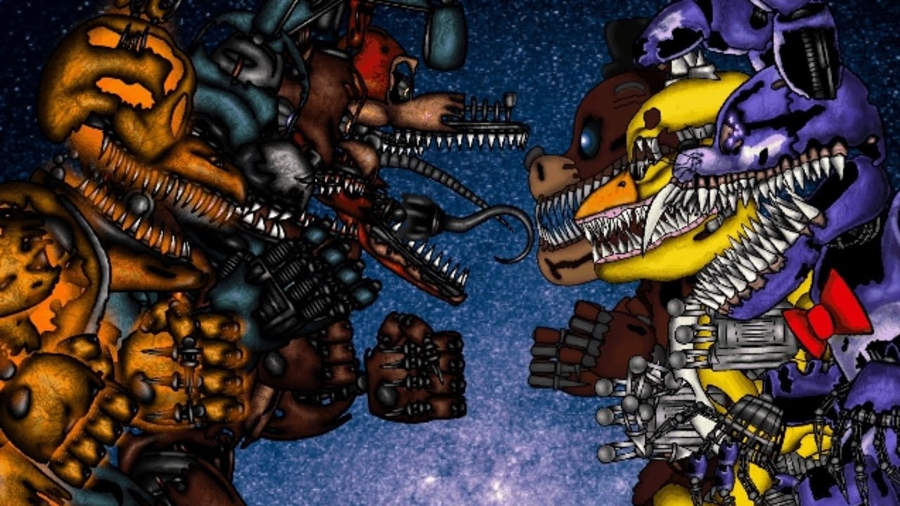 DC2/FNAF4] Animatronics (halloween)