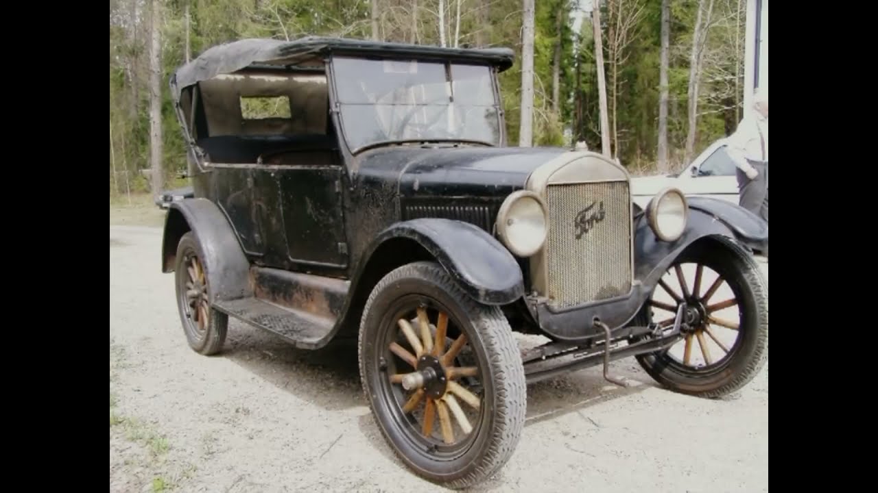 Gösta Johanssons Bilverkstad i Björnamåla - Restaurering av en T-Ford från 1926