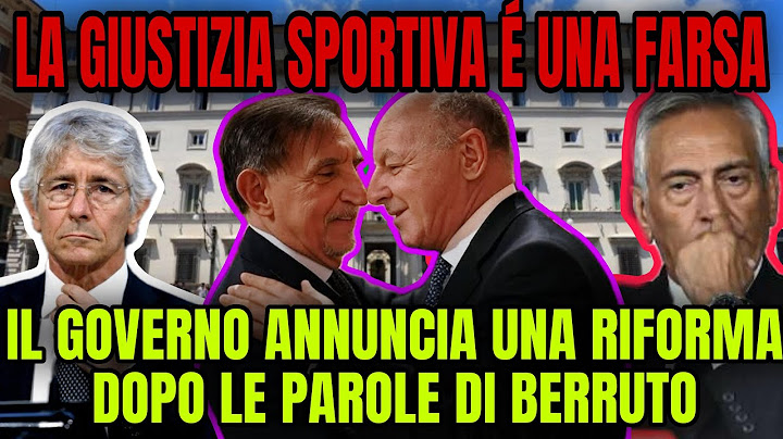 GIUSTIZIA SPORTIVA UNA FARSA! GOVERNO vs SISTEMA INTER!