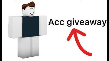 Roblox account giveaway:)