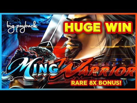 RARE 8X BONUS & SURPRISE! Ming Warrior Slot - LOVED IT!