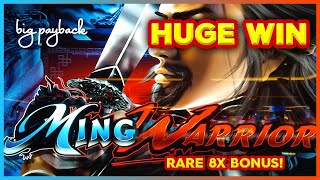 RARE 8X BONUS & SURPRISE! Ming Warrior Slot - LOVED IT!